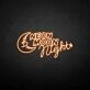 'Neon moon night' neon sign