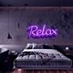 Relax Neon Sign Promote relaxation and tranquility