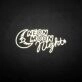 'Neon moon night' neon sign