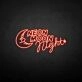 'Neon moon night' neon sign