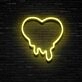 Melting Heart Neon Sign Add a romantic and whimsical vibe
