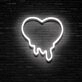 Melting Heart Neon Sign Add a romantic and whimsical vibe