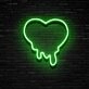 Melting Heart Neon Sign Add a romantic and whimsical vibe