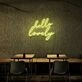 Hello Lovely Neon Sign Add a sweet and welcoming touch