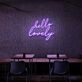 Hello Lovely Neon Sign Add a sweet and welcoming touch