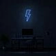 Lightning Strike Neon Sign Add an electrifying and dynamic vibe