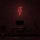 Lightning Strike Neon Sign Add an electrifying and dynamic vibe