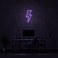 Lightning Strike Neon Sign Add an electrifying and dynamic vibe