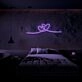 Double Heart Neon Sign Perfect for romantic and loving spaces