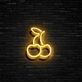 Cherry Neon Sign Add a playful and fruity touch