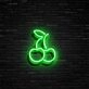 Cherry Neon Sign Add a playful and fruity touch