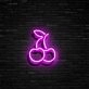 Cherry Neon Sign Add a playful and fruity touch