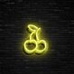 Cherry Neon Sign Add a playful and fruity touch