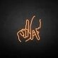 'Gesture' neon sign