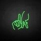 'Gesture' neon sign