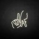 'Gesture' neon sign