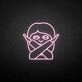 'NO' neon sign