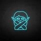 'NO' neon sign