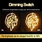 Golden Lion Head Neon Sign Living Room Accent
