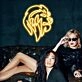 Golden Lion Head Neon Sign Living Room Accent