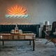 Golden Sun and Ice Blue Ocean Neon Sign Bedroom Living Room Business