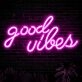 Good Luck and Blessings Neon Sign Home Office