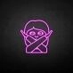 'NO' neon sign