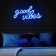 Good Luck and Blessings Neon Sign Home Office