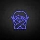 'NO' neon sign