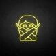 'NO' neon sign
