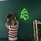 Green Leaves Neon Sign Home Natural Vibes