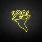 'BOO!' neon sign