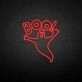 'BOO!' neon sign
