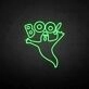 'BOO!' neon sign