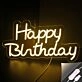 Happy Birthday Neon Sign Party Celebrations