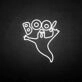 'BOO!' neon sign