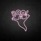 'BOO!' neon sign