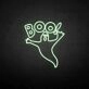'BOO!' neon sign