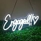 Happy Engaged Neon Sign Wedding Decor