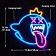 Ice Blue Anime Characters Neon Sign Teen Dorm Room Cool