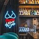 Ice Blue Bikini Light Bar Neon Sign Beach House Chic