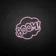 BOOM!' neon sign