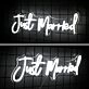 Just Married Neon Sign Wedding Celebration