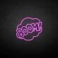 BOOM!' neon sign