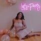 Let's Party Deep Pink Neon Sign Celebration Time
