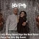 Let's Party Deep Pink Neon Sign Celebration Time