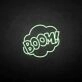 BOOM!' neon sign