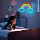 Lucky Rainbow Neon Sign Kids Room Joy