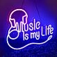 Music Is My Life KTV Neon Sign Music Lover