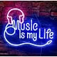 Music Is My Life KTV Neon Sign Music Lover
